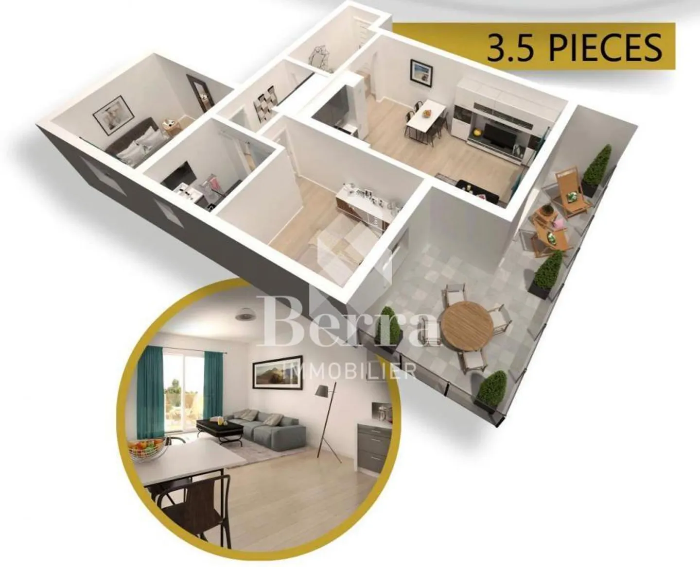Appartamento 3.5 locali - Foto 3 di 9