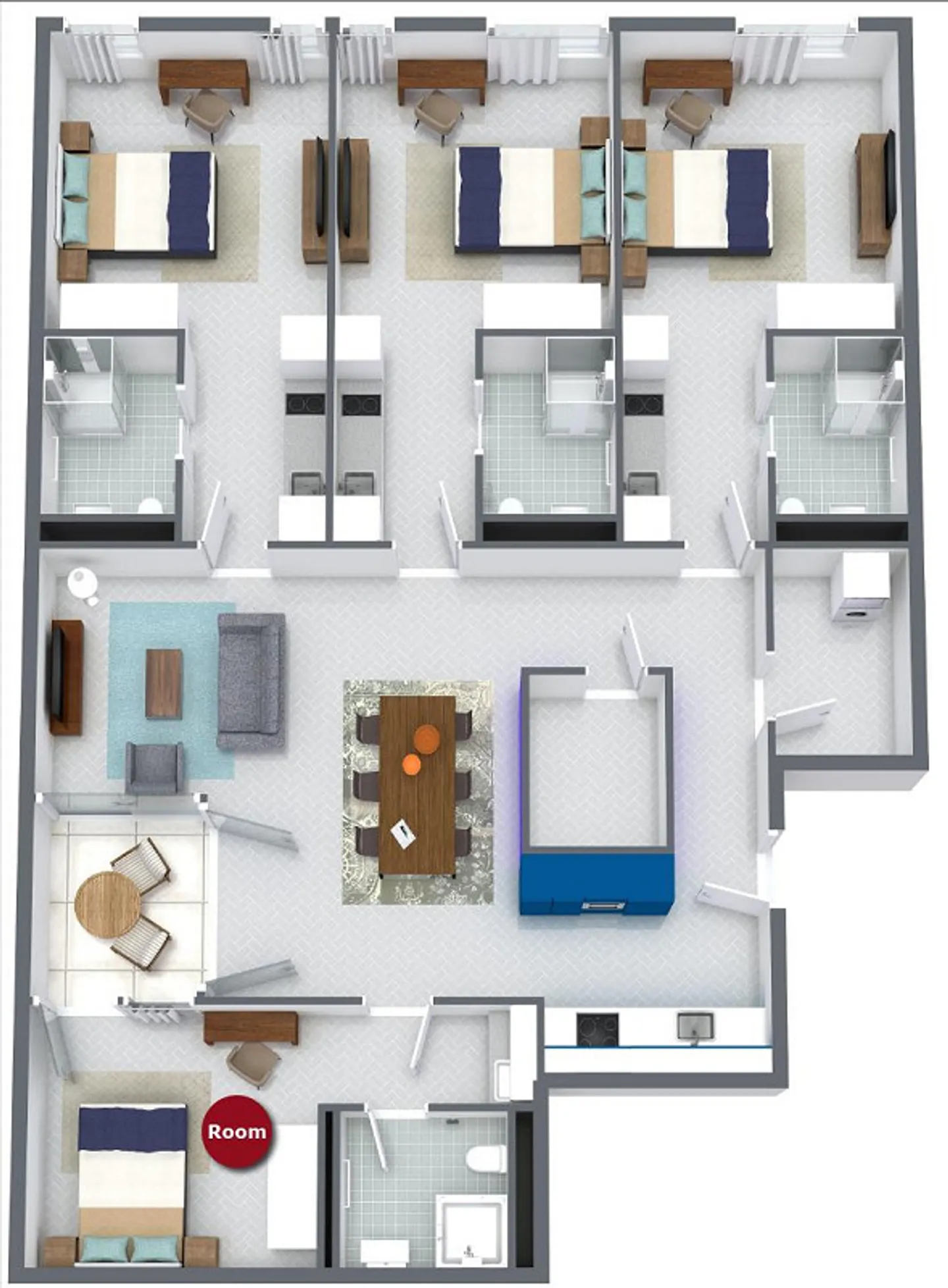 Furnished Room in Modern Apartment - Photo 22 of 22