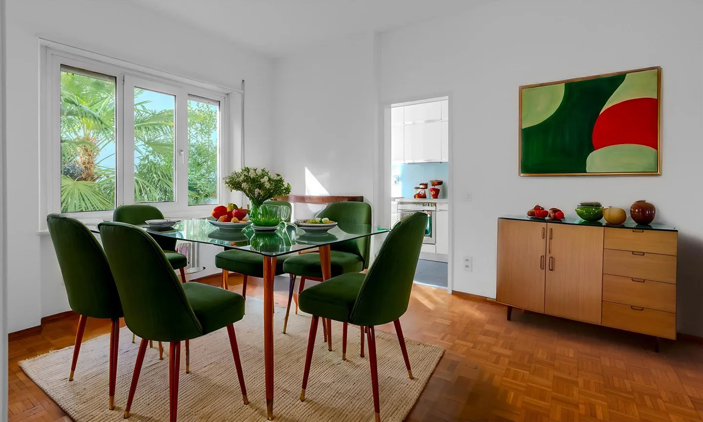 SPACIOUS 4.5 ROOMS WITH OPEN VIEW IN THE CENTER OF LUGANO - Photo 3 of 11