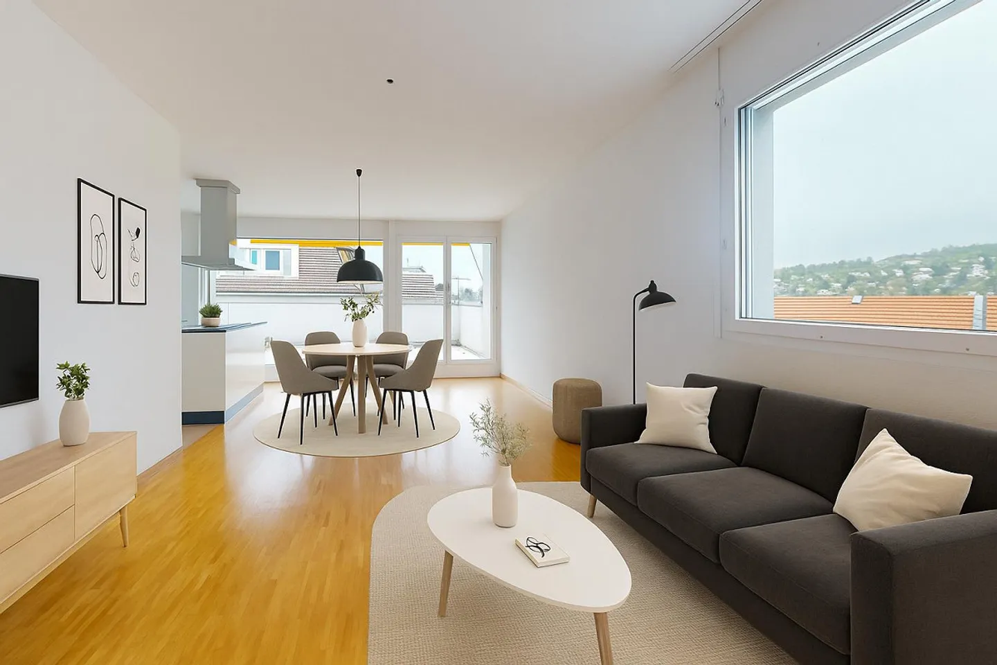 High up: Living with a view & CHF 1,600 furniture bonus! - Photo 1 of 6