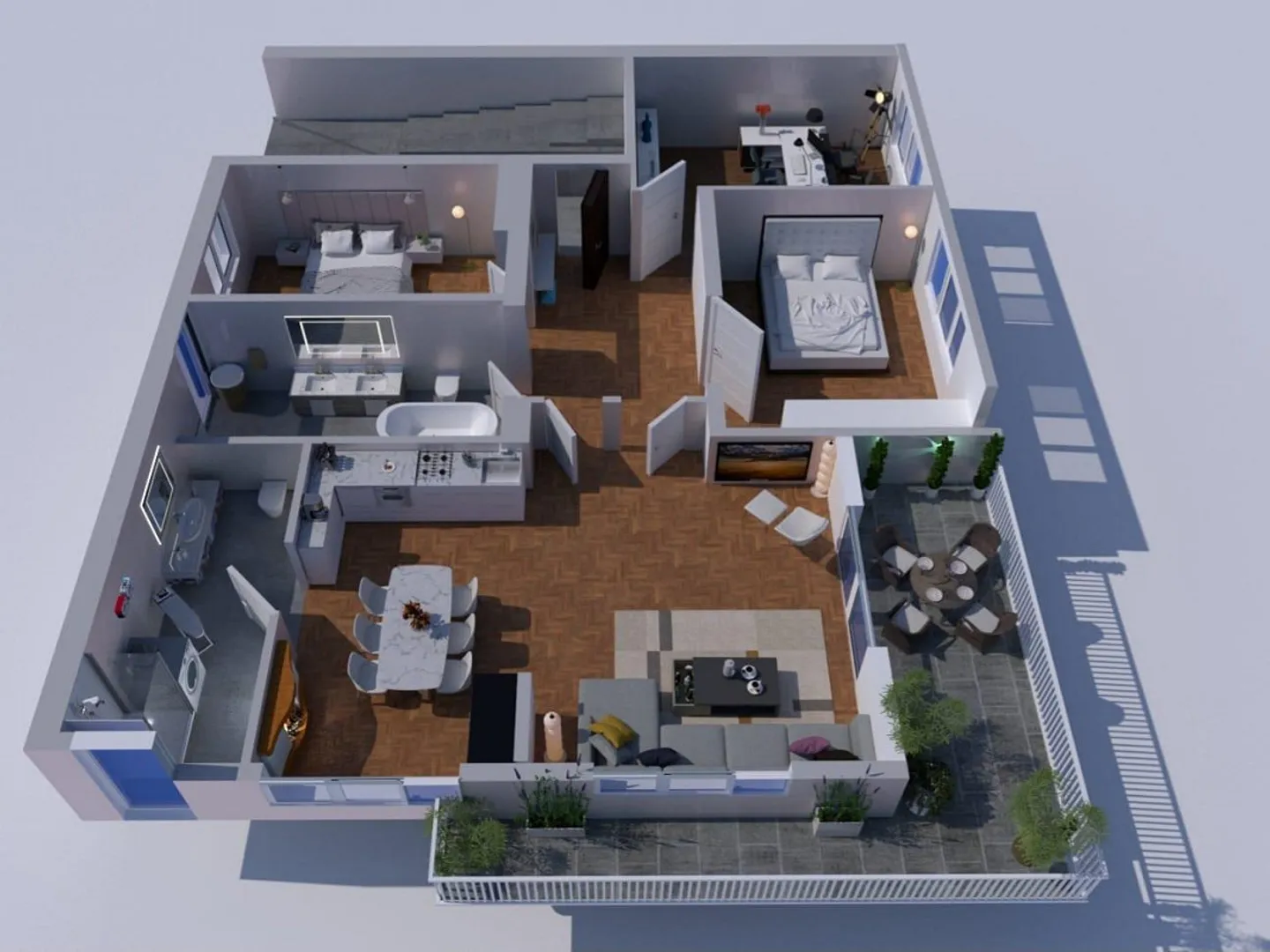 SPACIOUS 4.5 ROOMS WITH OPEN VIEW IN THE CENTER OF LUGANO - Photo 10 of 11