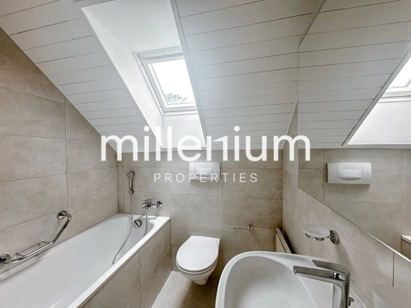 Renovated penthouse duplex in old Carouge - Photo 9 of 10