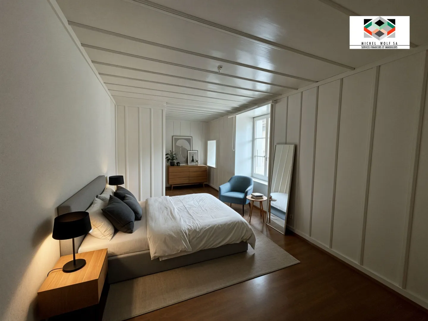 Bel appartement de 3 pièces à Valangin - Photo 3 sur 6