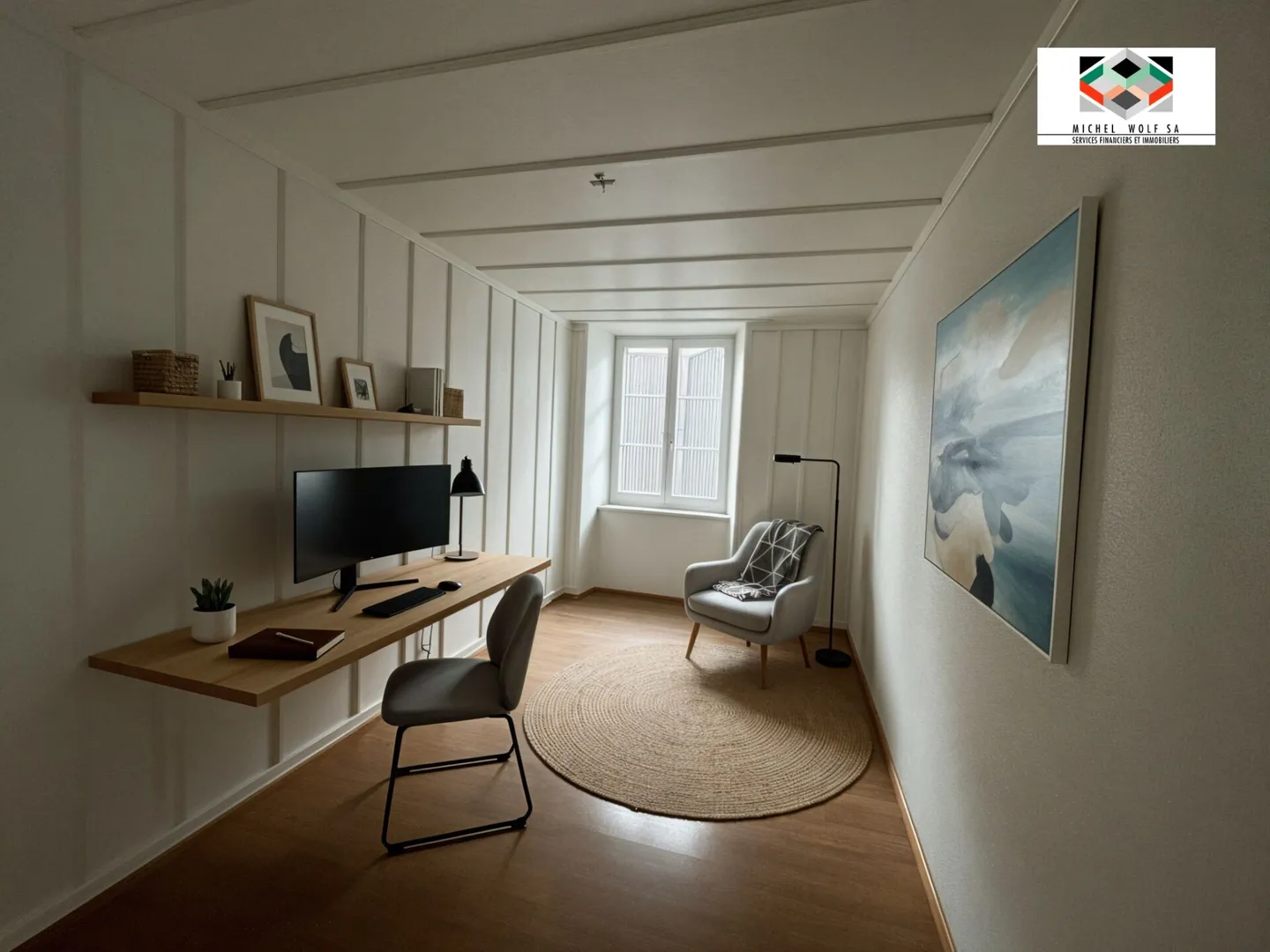 Bel appartement de 3 pièces à Valangin - Photo 4 sur 6