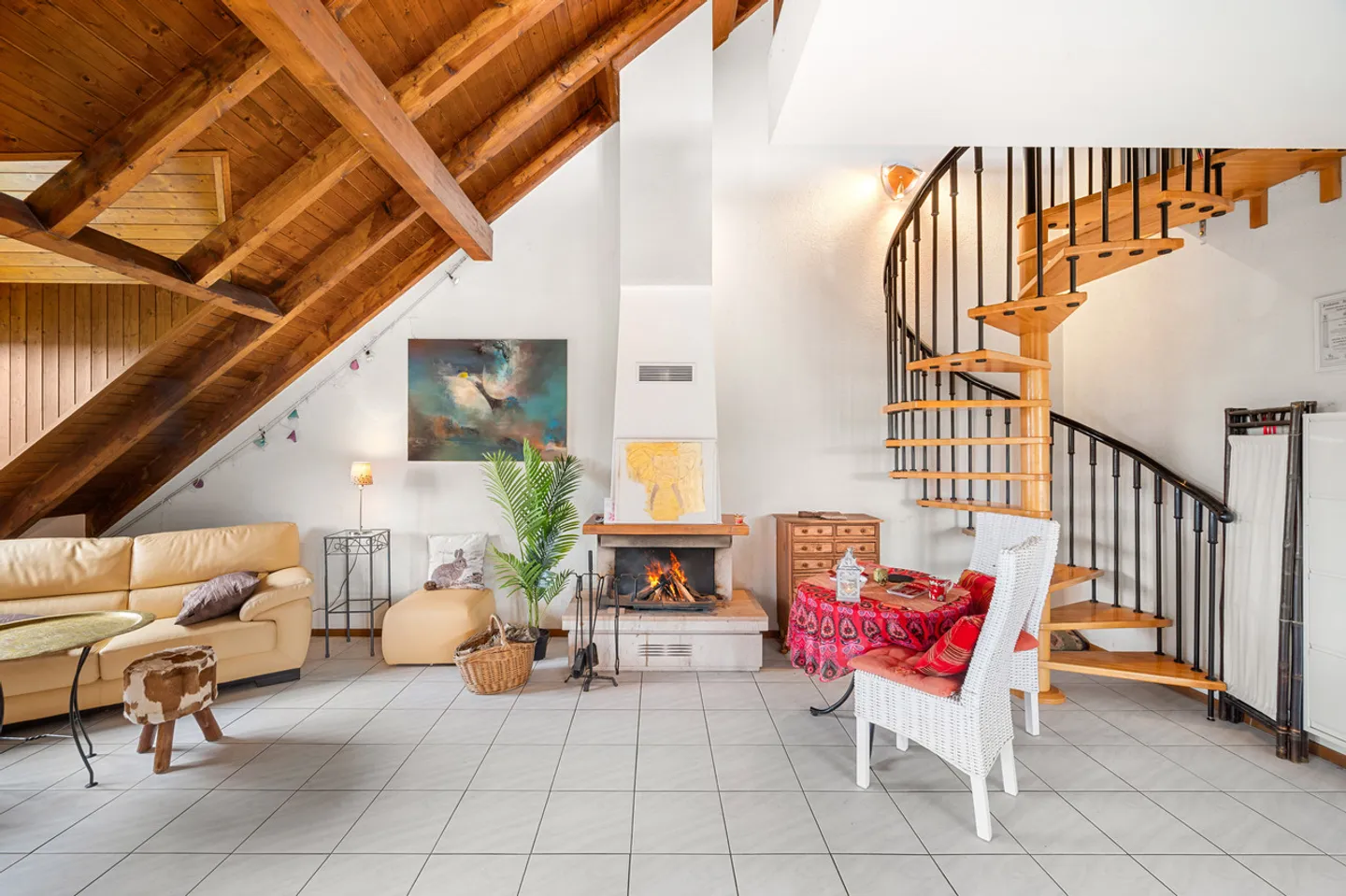 Superbo duplex di 4,5 stanze di 145 m² con carattere e vista libera - Dizy - Foto 5 di 11