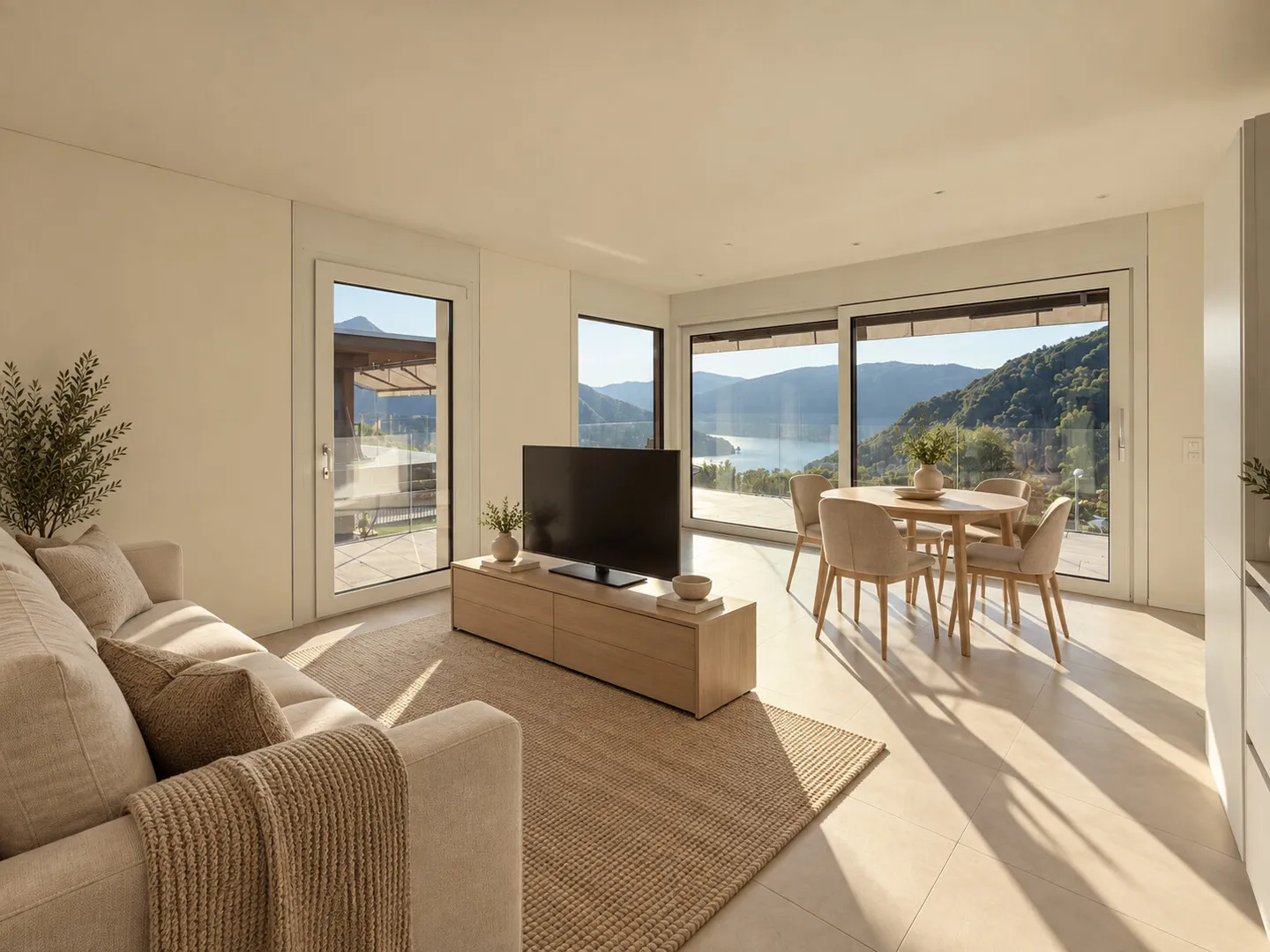 NEUE DACHGESCHOSSWOHNUNG MIT TERRASSE UND SEEBLICK IN ROVIO - Foto 1 von 12