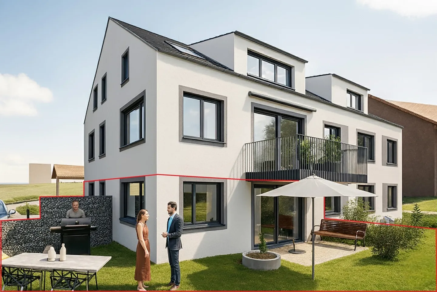 Neubauprojekt Bündtenstrasse mit fünf Wohnungen (Wohnung 2) - Foto 1 von 5