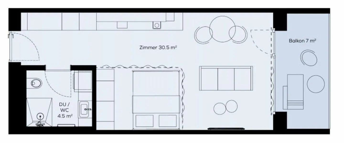 Modern Single Apartment - Photo 8 of 9