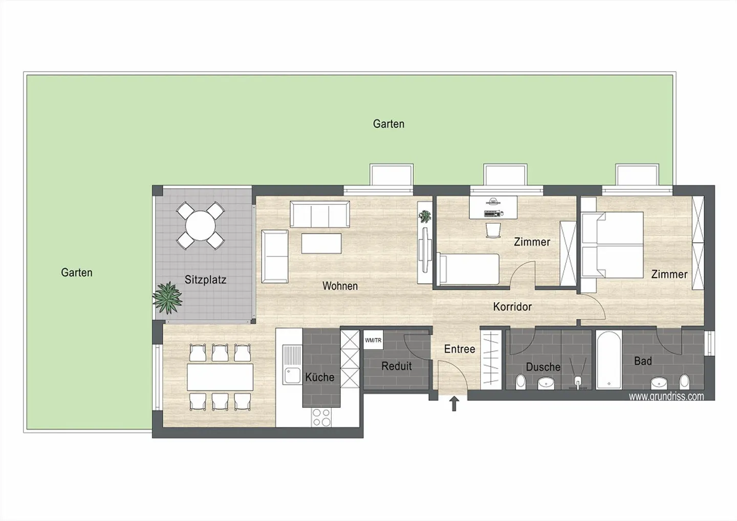 Modern 3½-room apartment, 98 m², Minergie – Near Wettingen train station - Photo 7 of 7