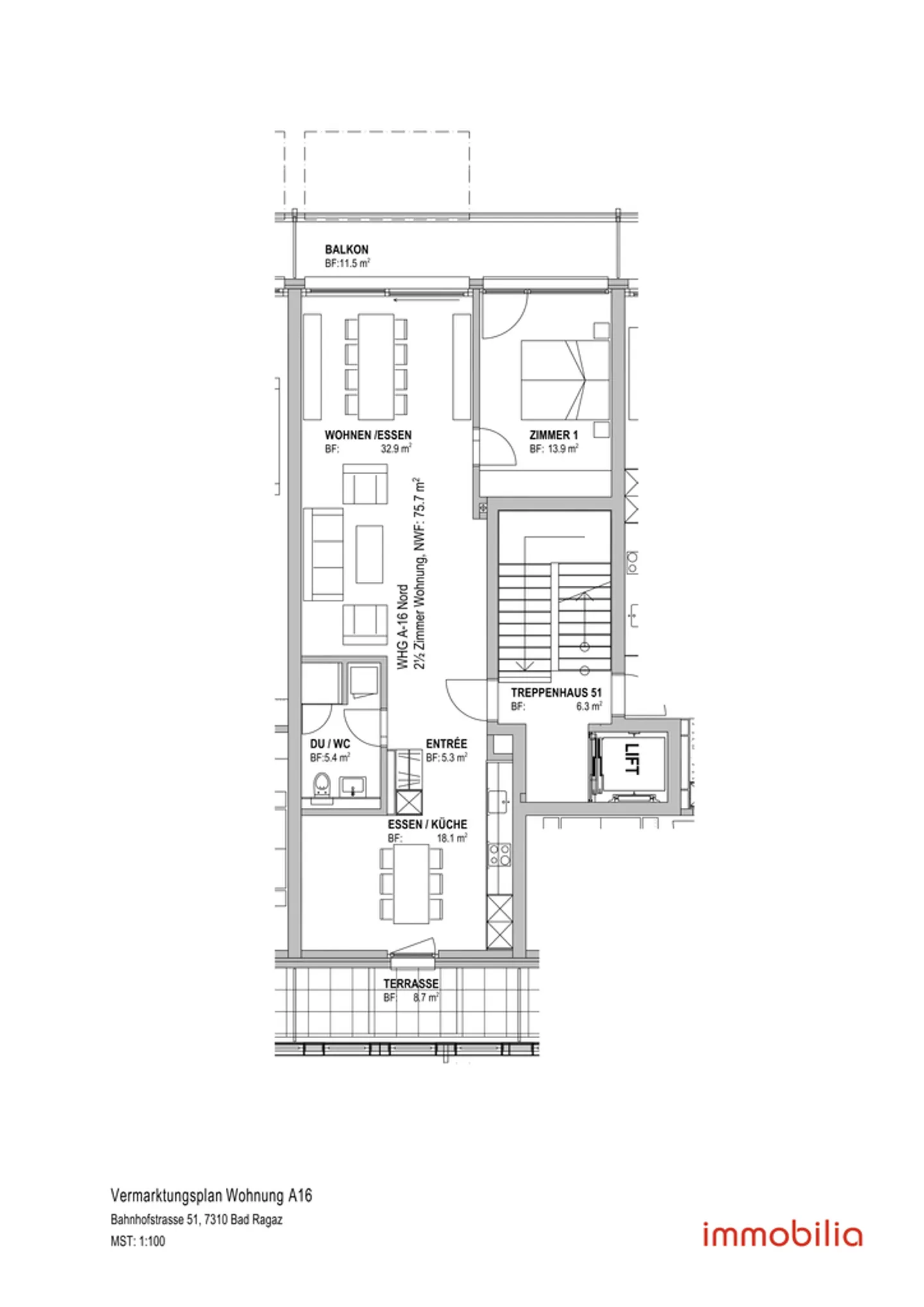 Appartamento in una posizione soleggiata e centrale - Foto 8 di 8