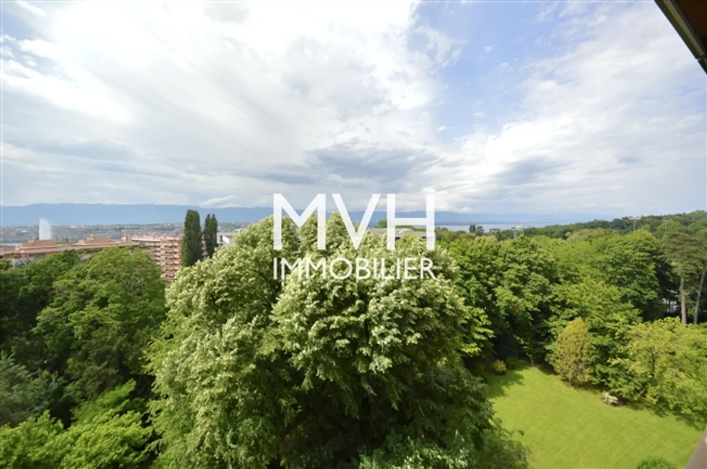 Appartement rénové au 9ème étage avec jet d'eau et vue sur le Mont Blanc - Photo 2 sur 10