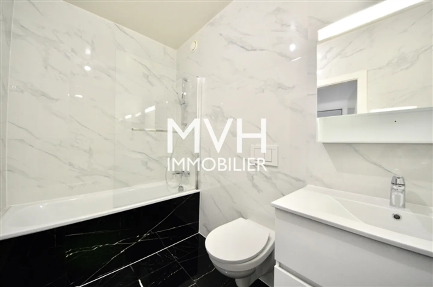 Appartement rénové au 9ème étage avec jet d'eau et vue sur le Mont Blanc - Photo 9 sur 10