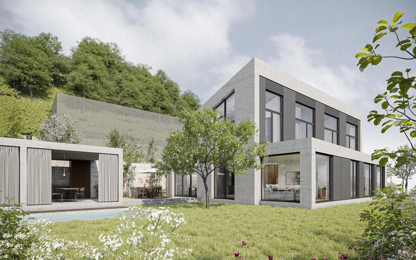 exklusives Wohnen mit Weitblick - Architektur für höchste Ansprüche - Foto 2 von 12