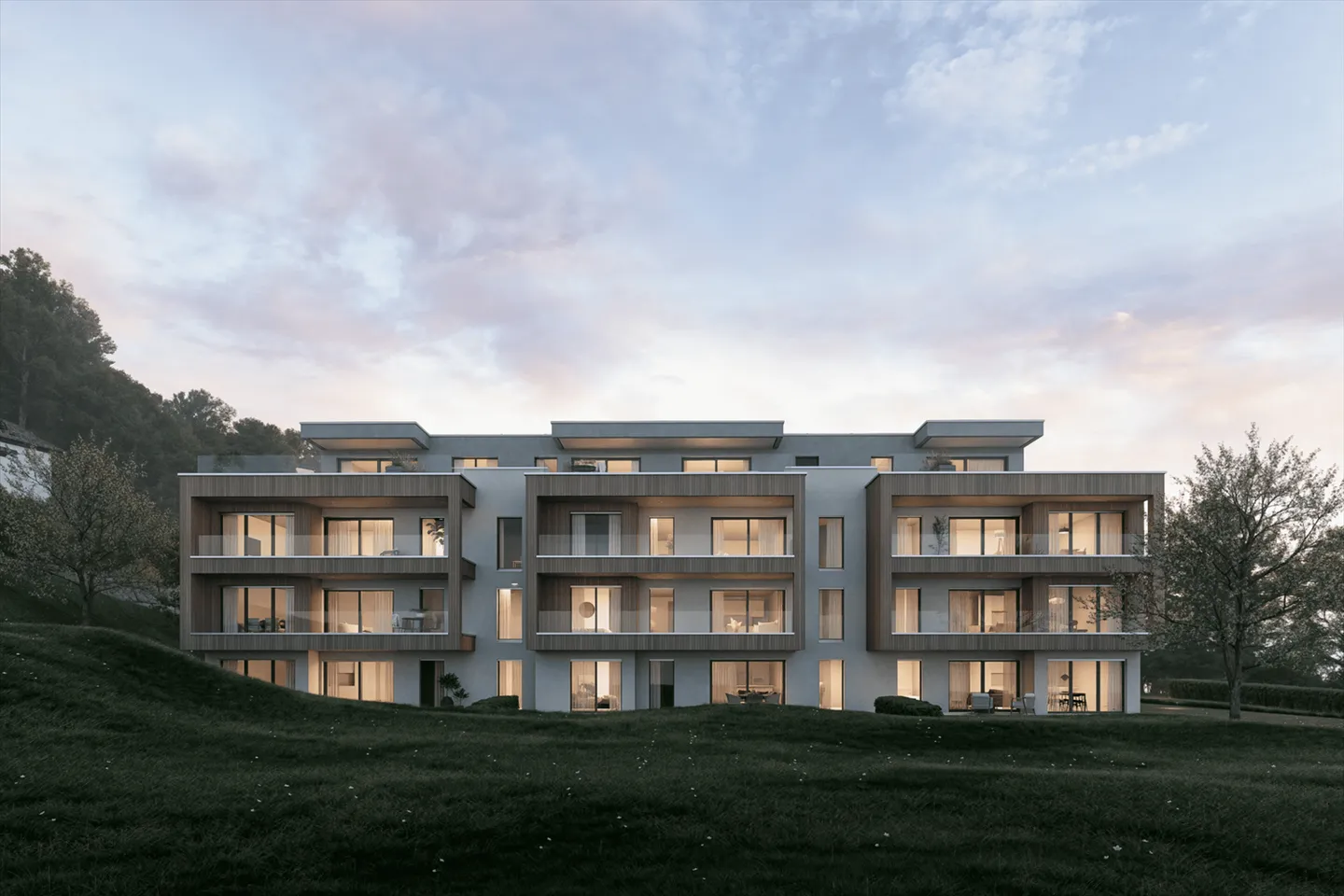 Sole, calma e serenità per questo appartamento attico di 3,5 locali. - Foto 2 di 6