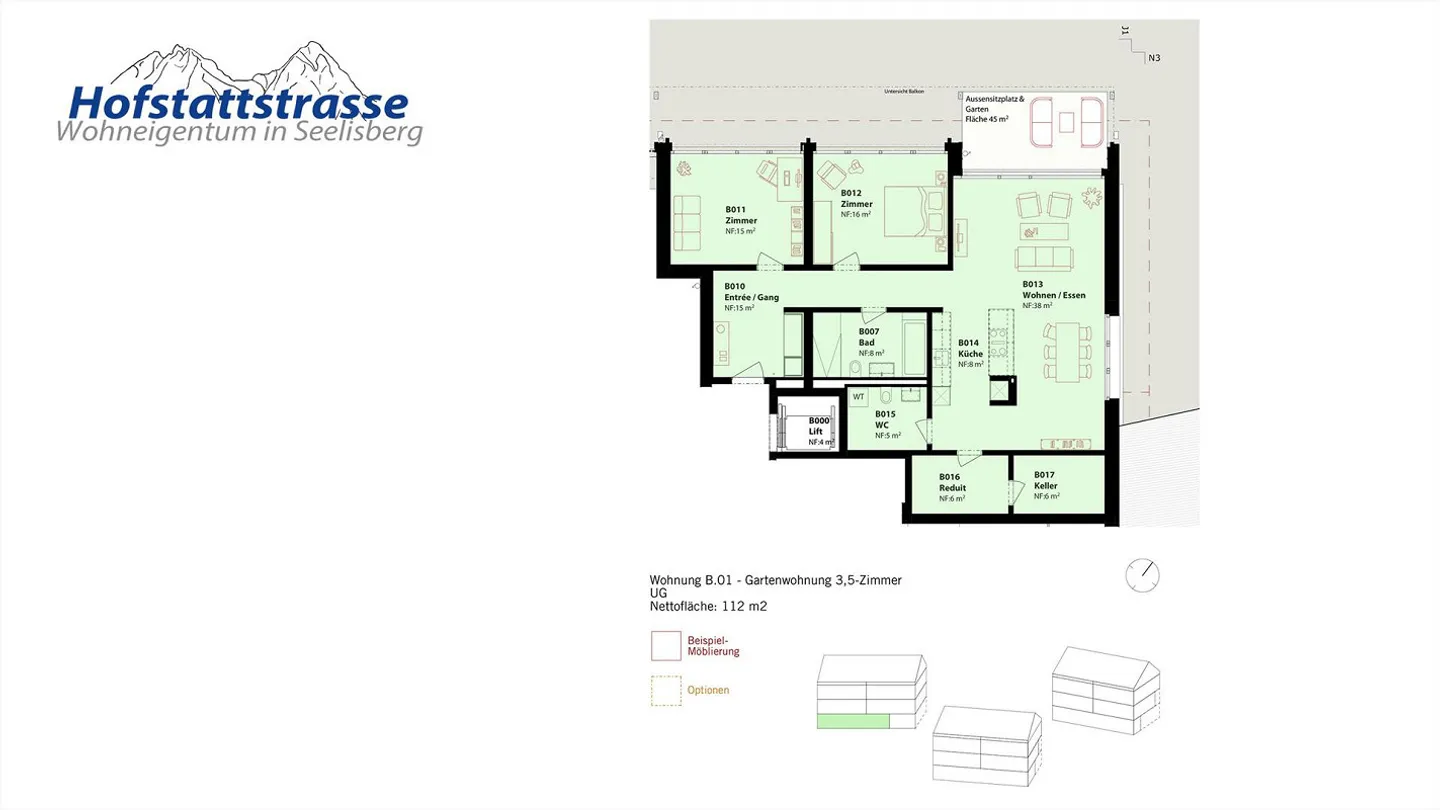 Large New Build 3.5-Room Garden Apartment - Photo 5 of 7