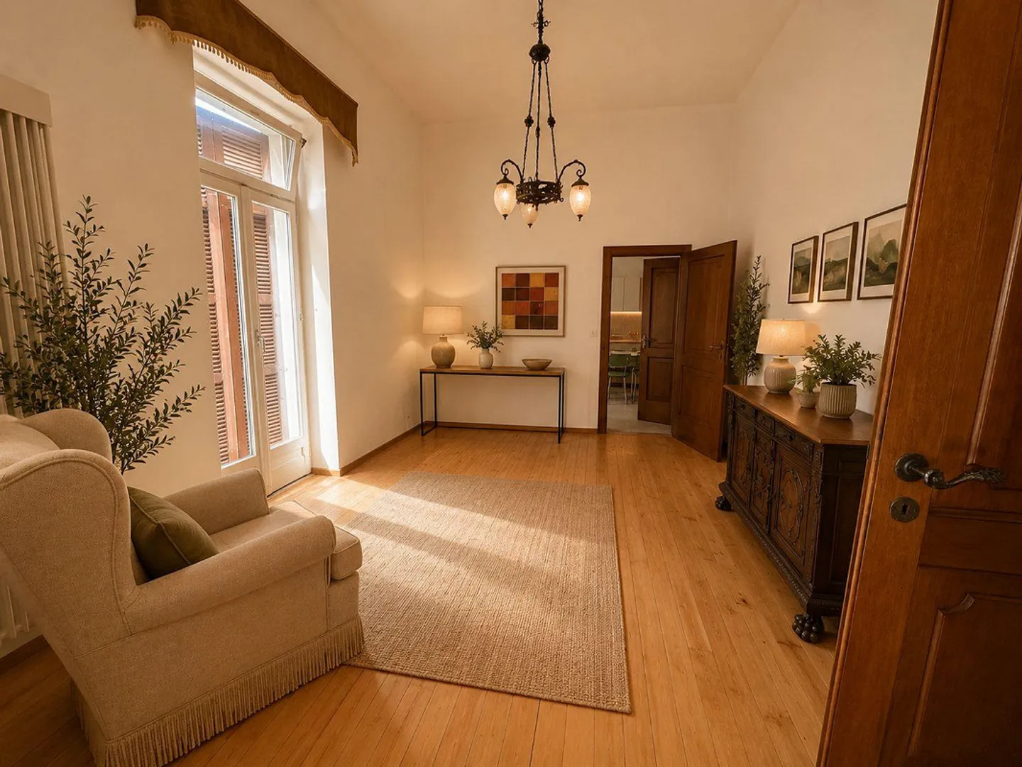 Maison familiale spacieuse avec jardin privé dans un quartier résidentiel calme de Chiasso - Photo 3 sur 14