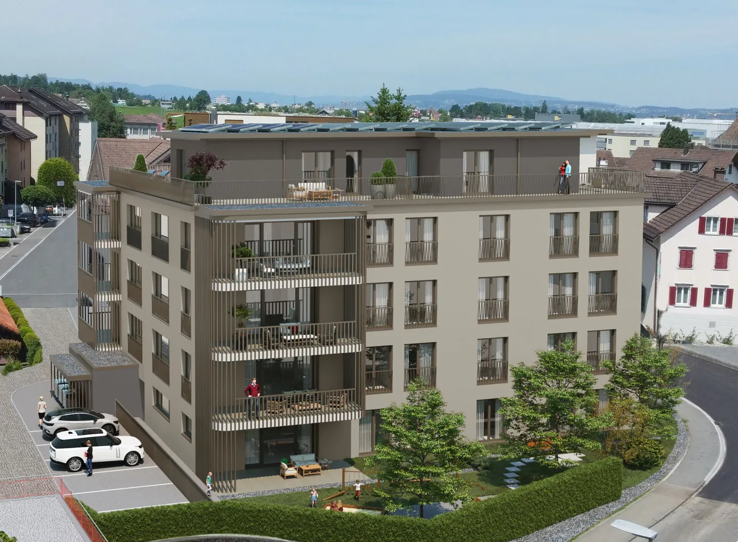 Neubau MFH Quadro Galgenen - 2.5 Zimmer Gartenwohnung - Foto 2 von 5