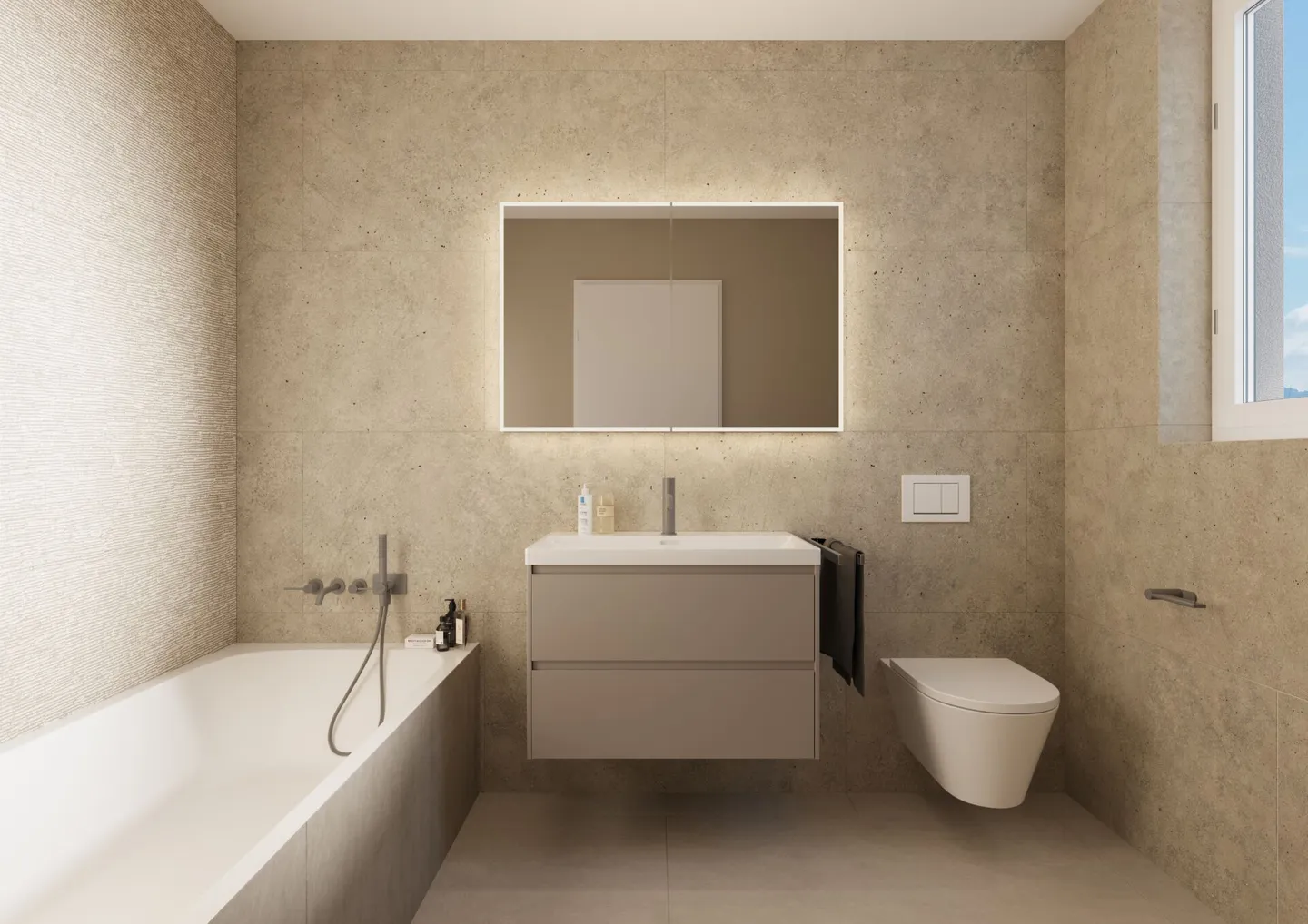 Neubau MFH Quadro Galgenen - 2.5 Zimmer Gartenwohnung - Foto 3 von 5