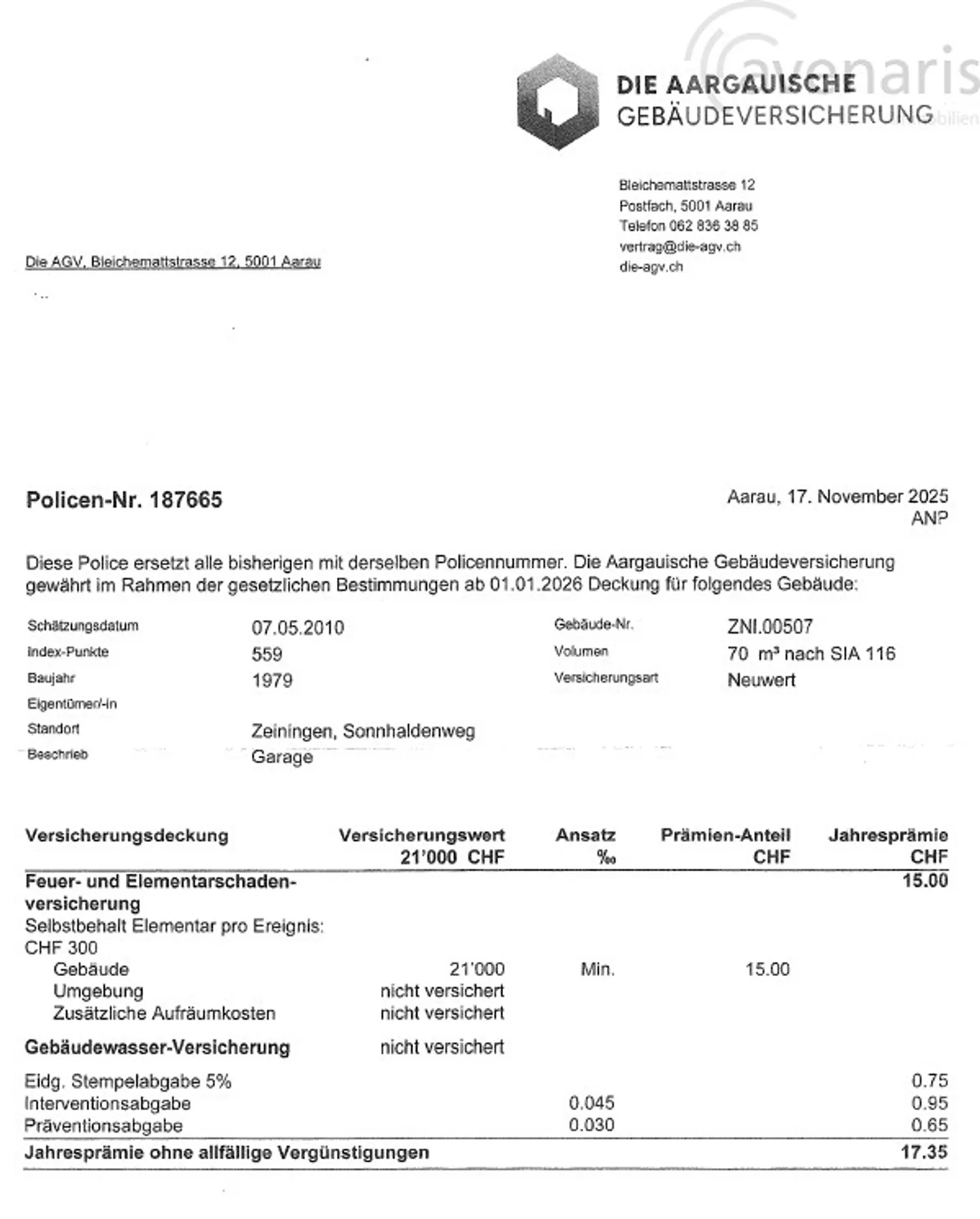 Einzelgarage mit Parkplätzen - Foto 3 von 5