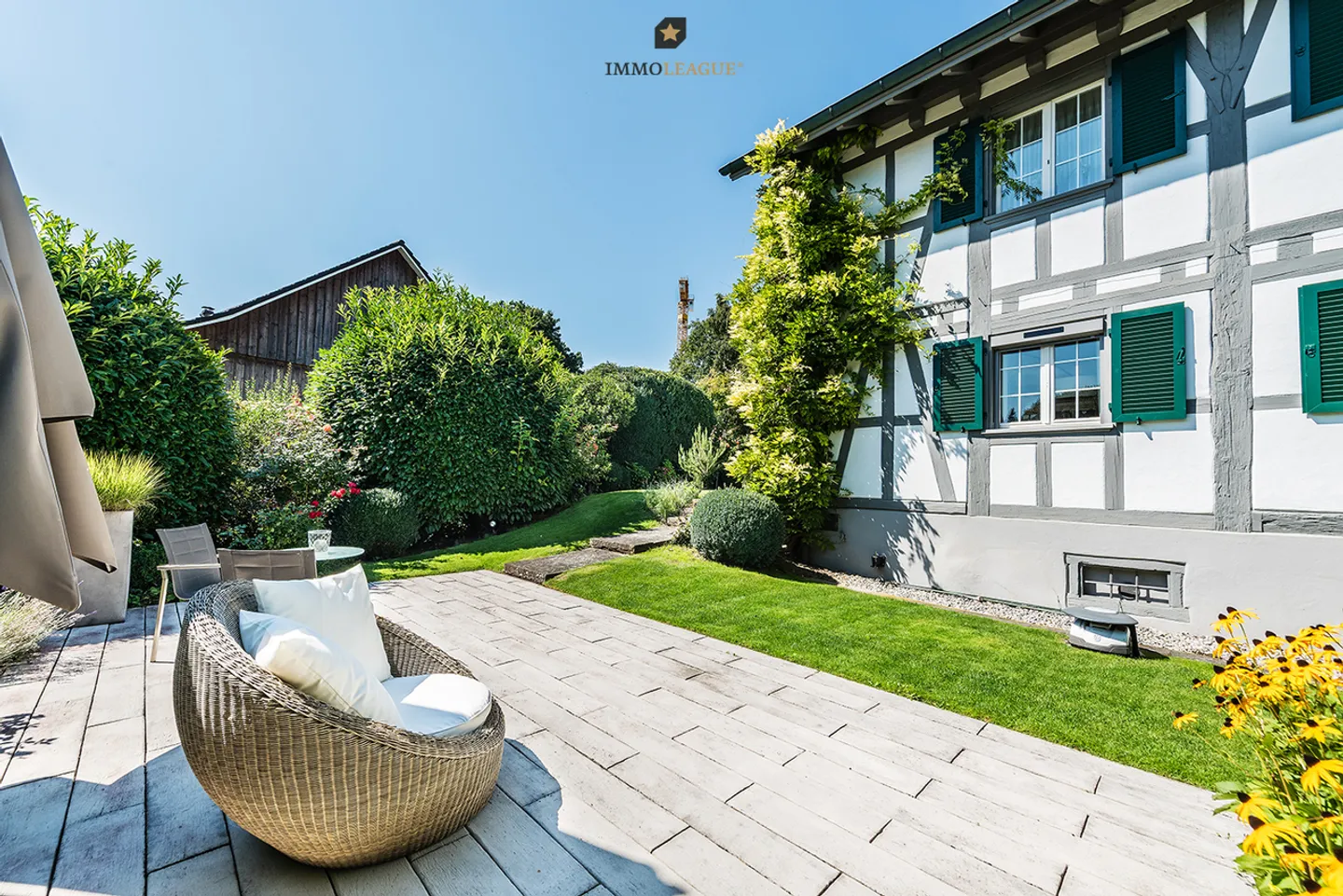 Einzigartiges Riegelhaus-Anwesen mit Pool. Eine echte Seltenheit. - Foto 2 von 9