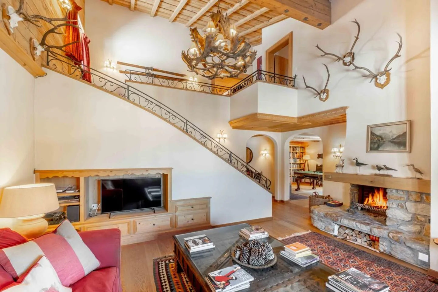 Klosters : Appartement chalet avec vue imprenable sur les montagnes - Photo 1 sur 6