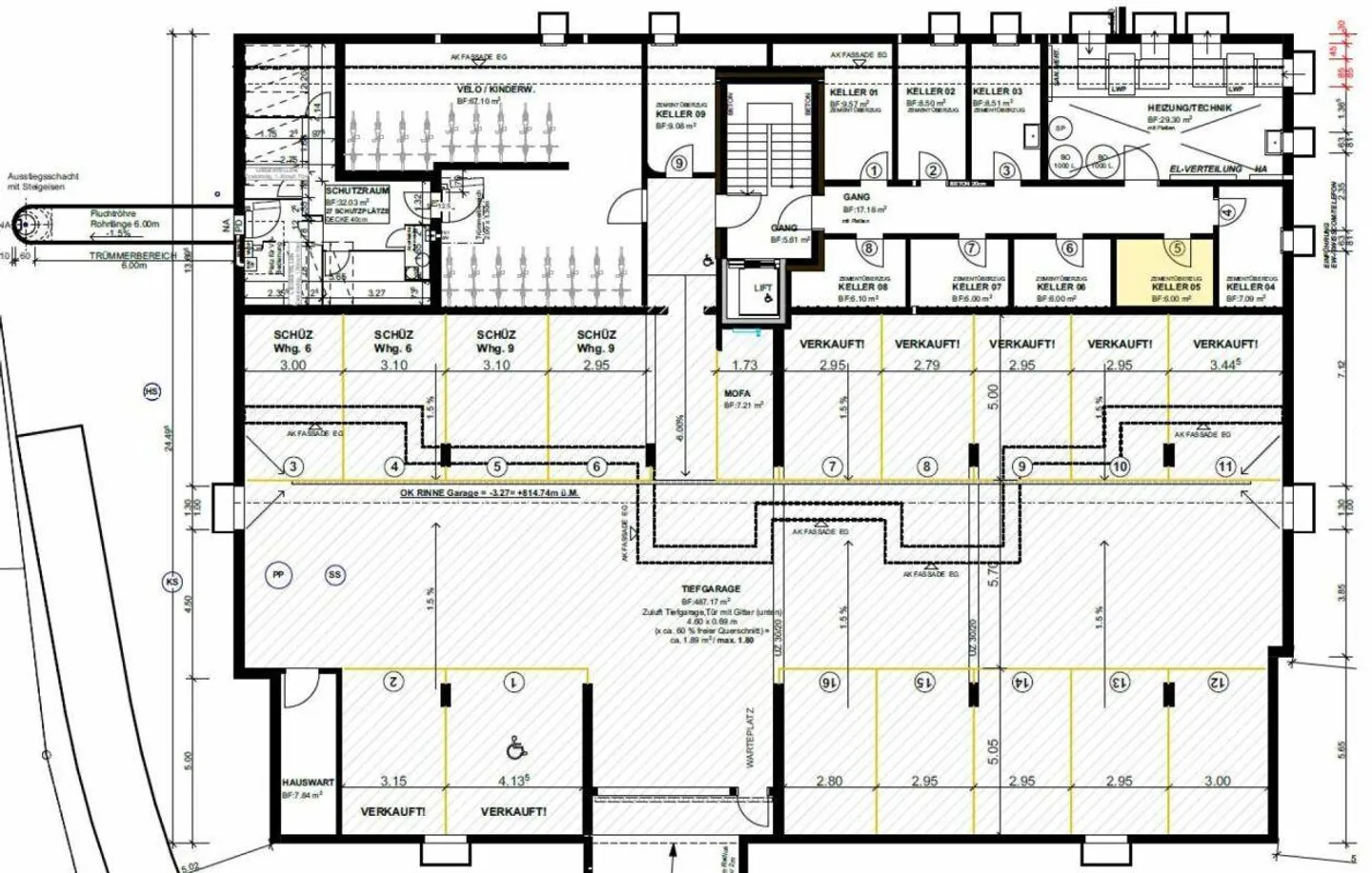 À vendre à Bleichelistr. 5 à Bühler, près de Teufen : appartement neuf de 3,5 pièces avec un agencement généreux au 1er étage. - Photo 11 sur 17
