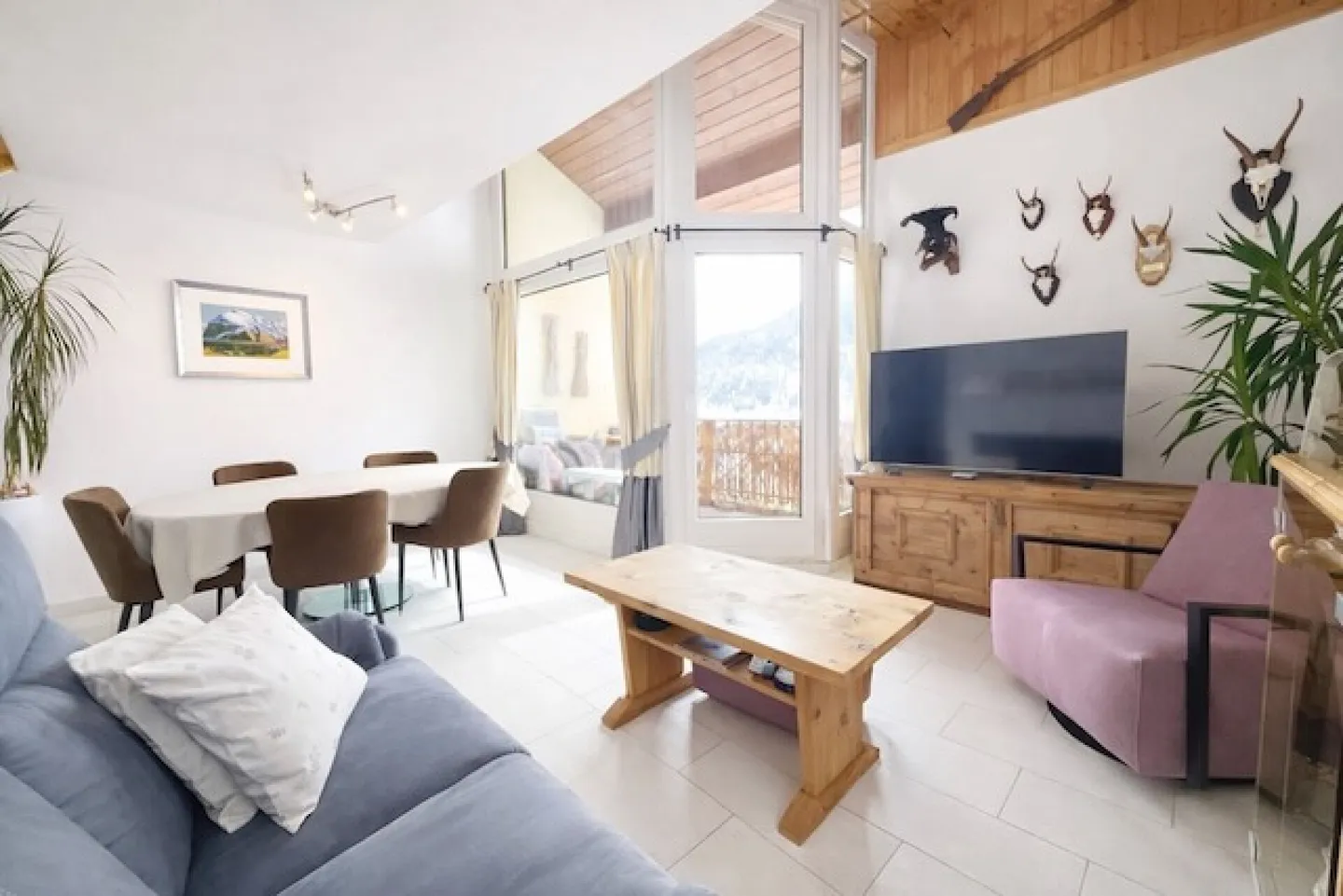 Appartement en penthouse central avec 4,5 pièces à Samedan - Photo 1 sur 18