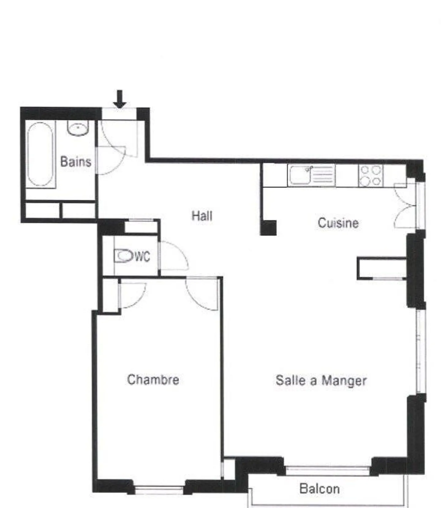3.5-room apartment near Champel - Russian Church - Photo 2 of 7