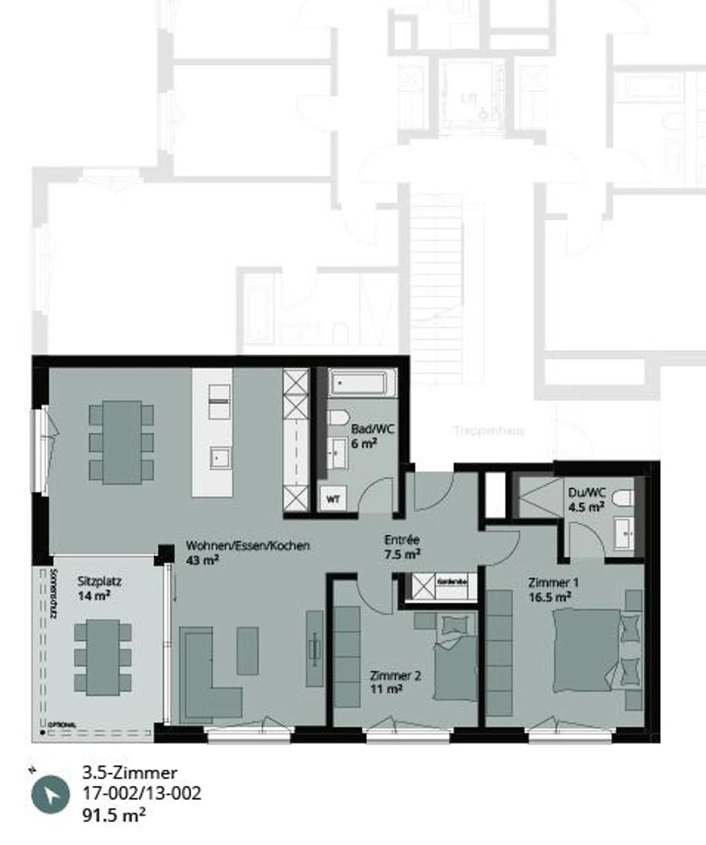 Vivre avec qualité - spacieux appartement de 3,5 pièces avec vaste... - Photo 10 sur 10