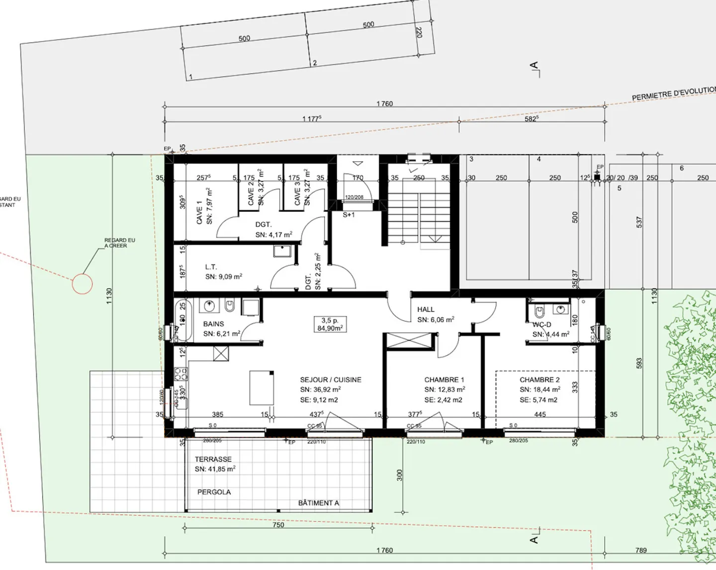 Zeitgemäße Wohnung mit Garten - Foto 7 von 8