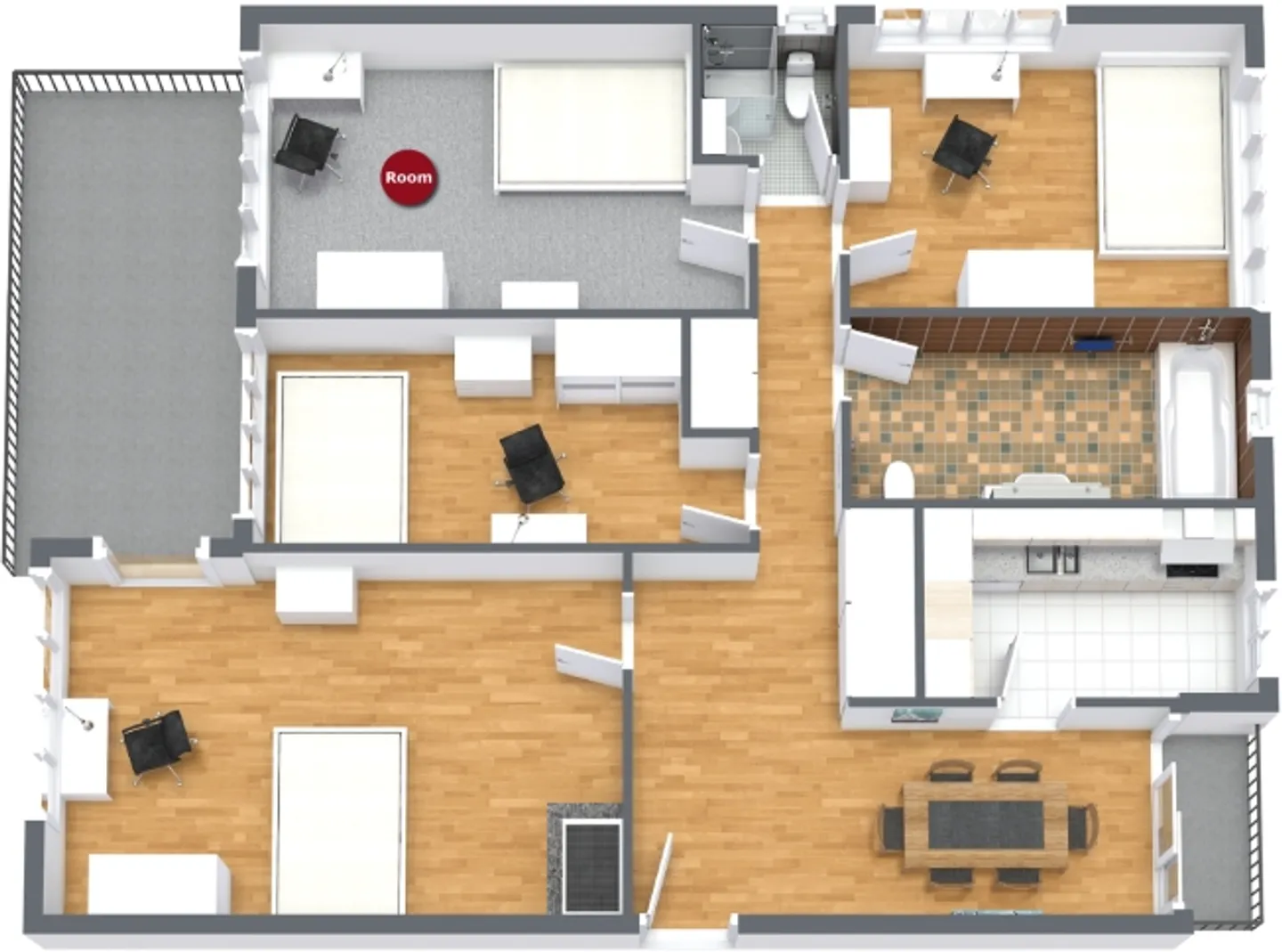 ONLINE VIEWING A beautiful furnished shared room - Photo 6 of 6