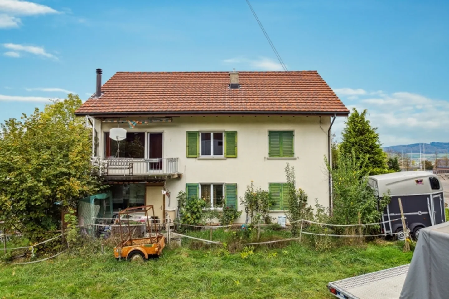 «Mehrfamilienhaus mit zwei 4.5 Zimmer Wohnungen (renovationsbedürftig) und Entwicklungspotenzial» - Foto 6 von 9