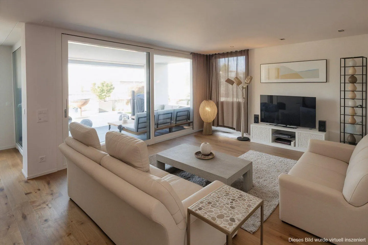 4.5-room terrace apartment with panoramic view in Remetschwil - Photo 1 of 13