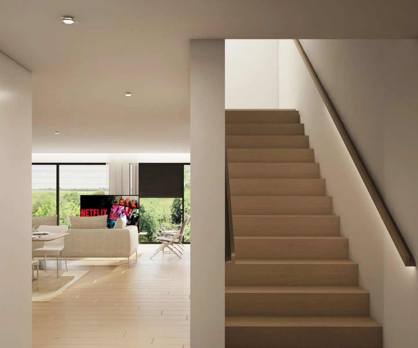 Maison de ville neuve de 5,5 pièces avec terrasse, 2 balcons, système photovoltaïque et deux places de parking en sous-sol incluses ! - Photo 9 sur 15