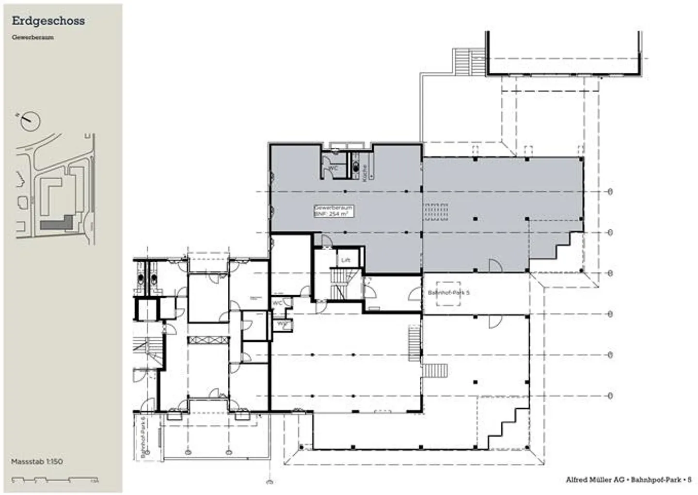 Espace commercial loué près de la gare de Baar - Investissement attrayant - Photo 6 sur 6