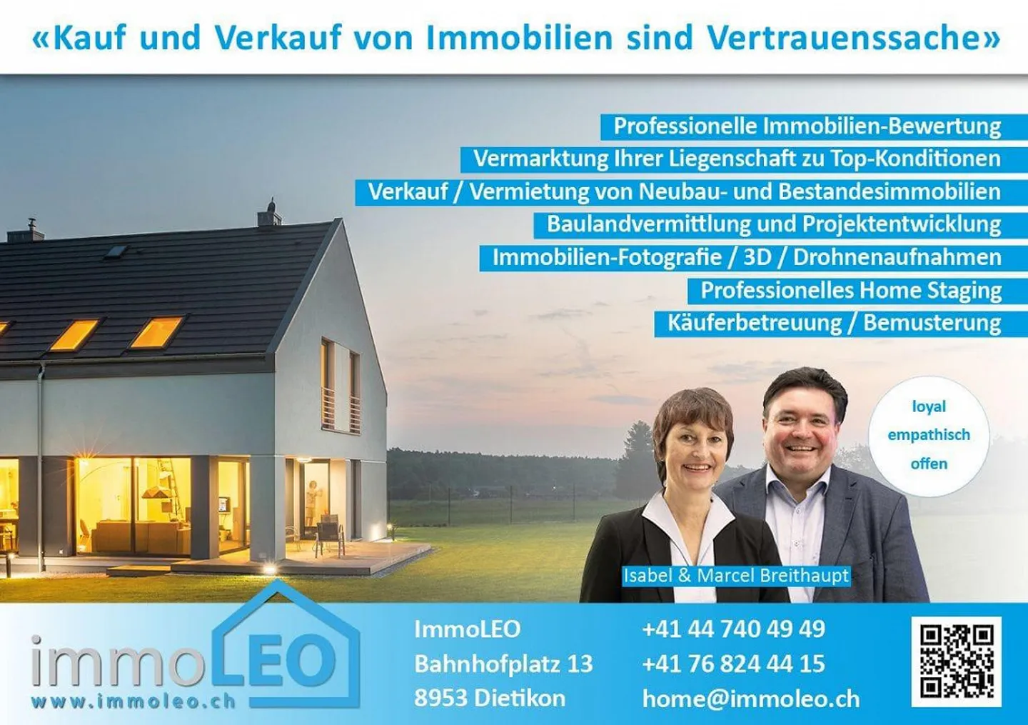 4.5-room terrace apartment with panoramic view in Remetschwil - Photo 5 of 13