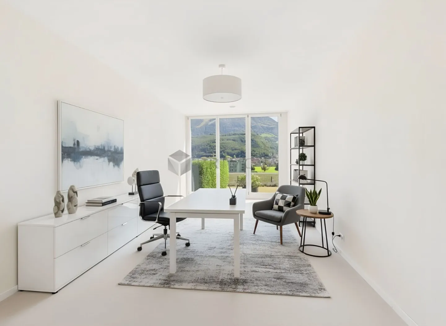 Spacious terrace apartment with garden and panoramic view of the mountains and the lake! - Photo 7 of 16