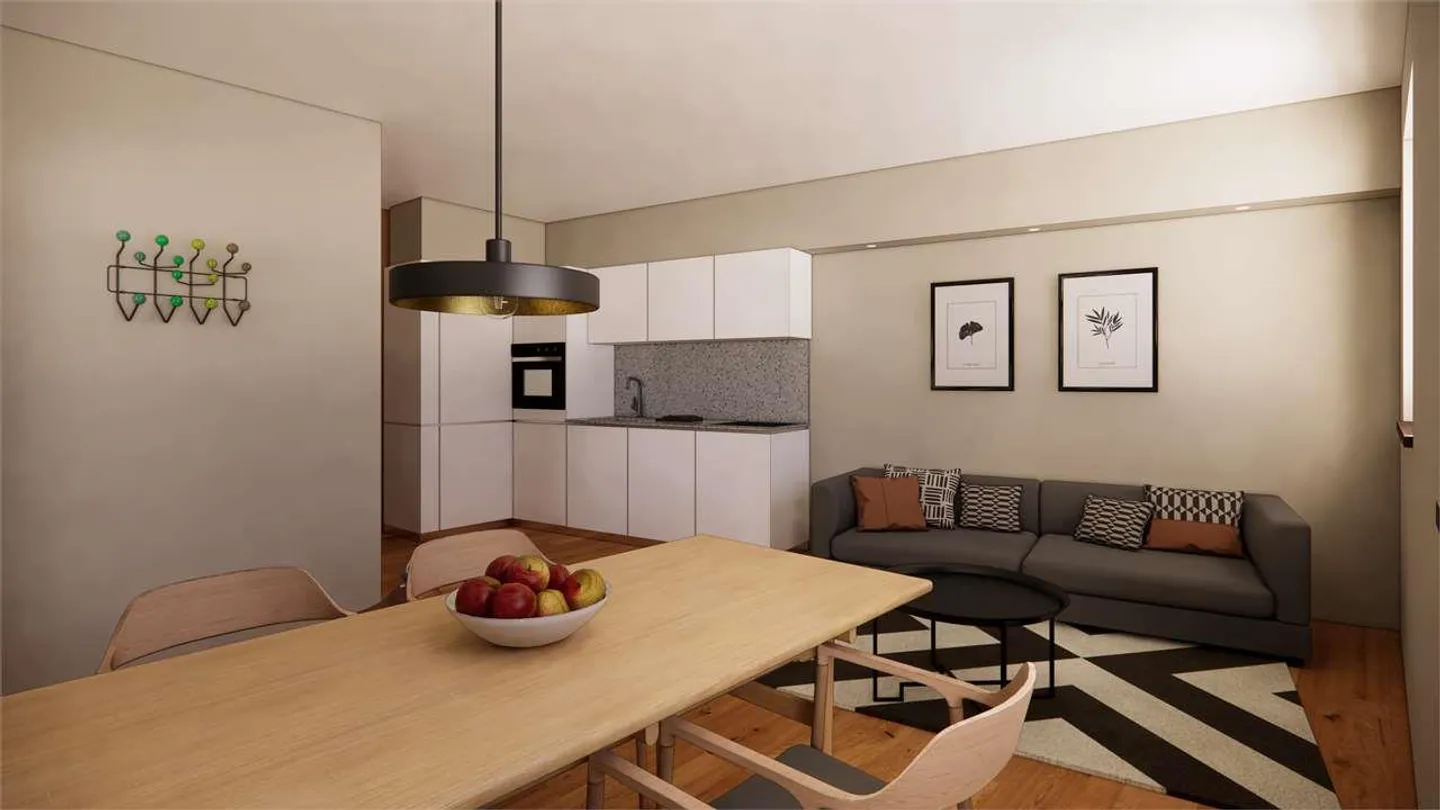 2.5 rooms in the center of Bedano - Under construction - Photo 2 of 3