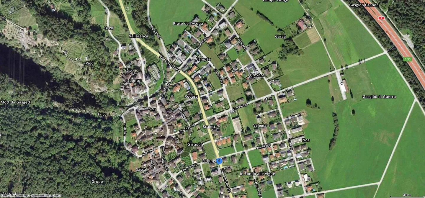 Sonniges Baugrundstück in Gnosca - Foto 13 von 13