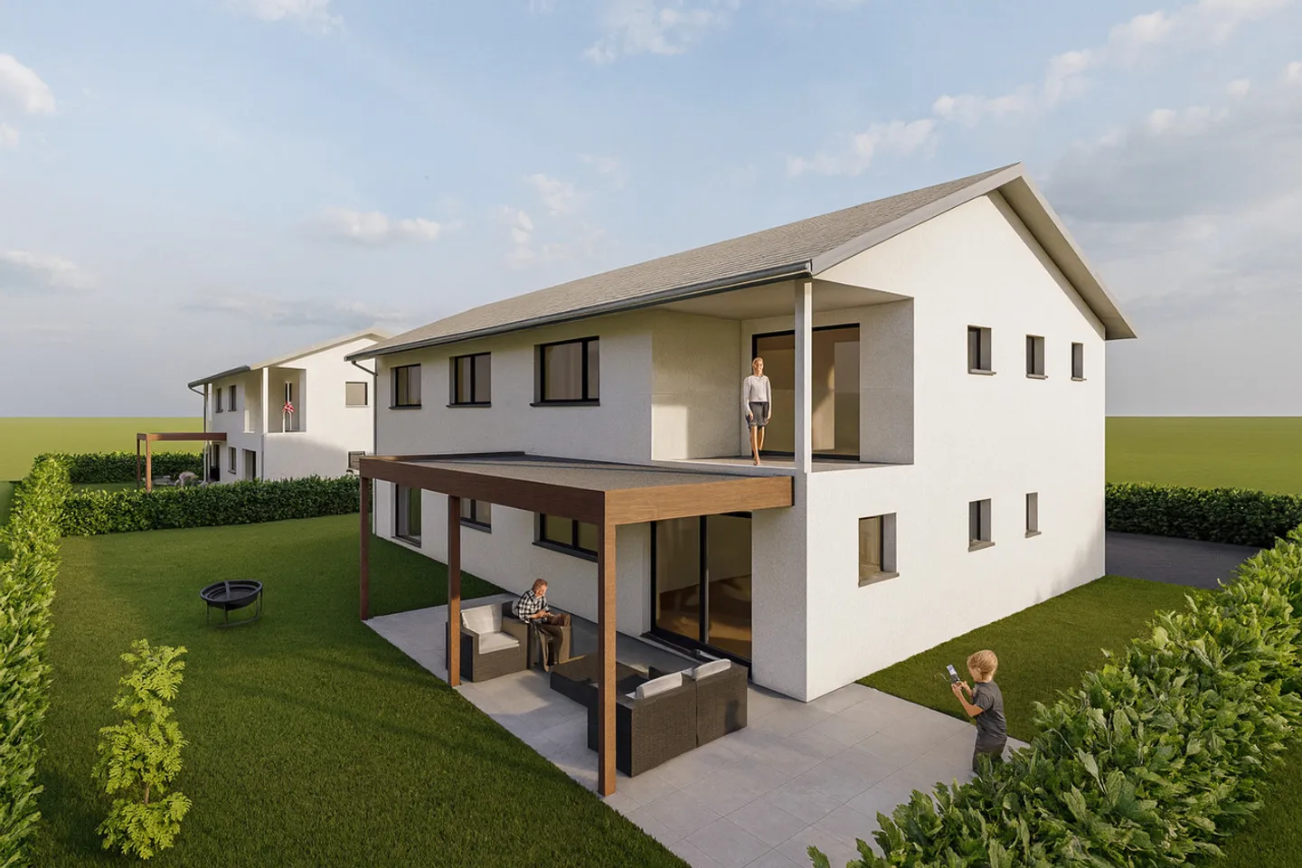 Zeitgemäße Wohnung mit Garten - Foto 1 von 8