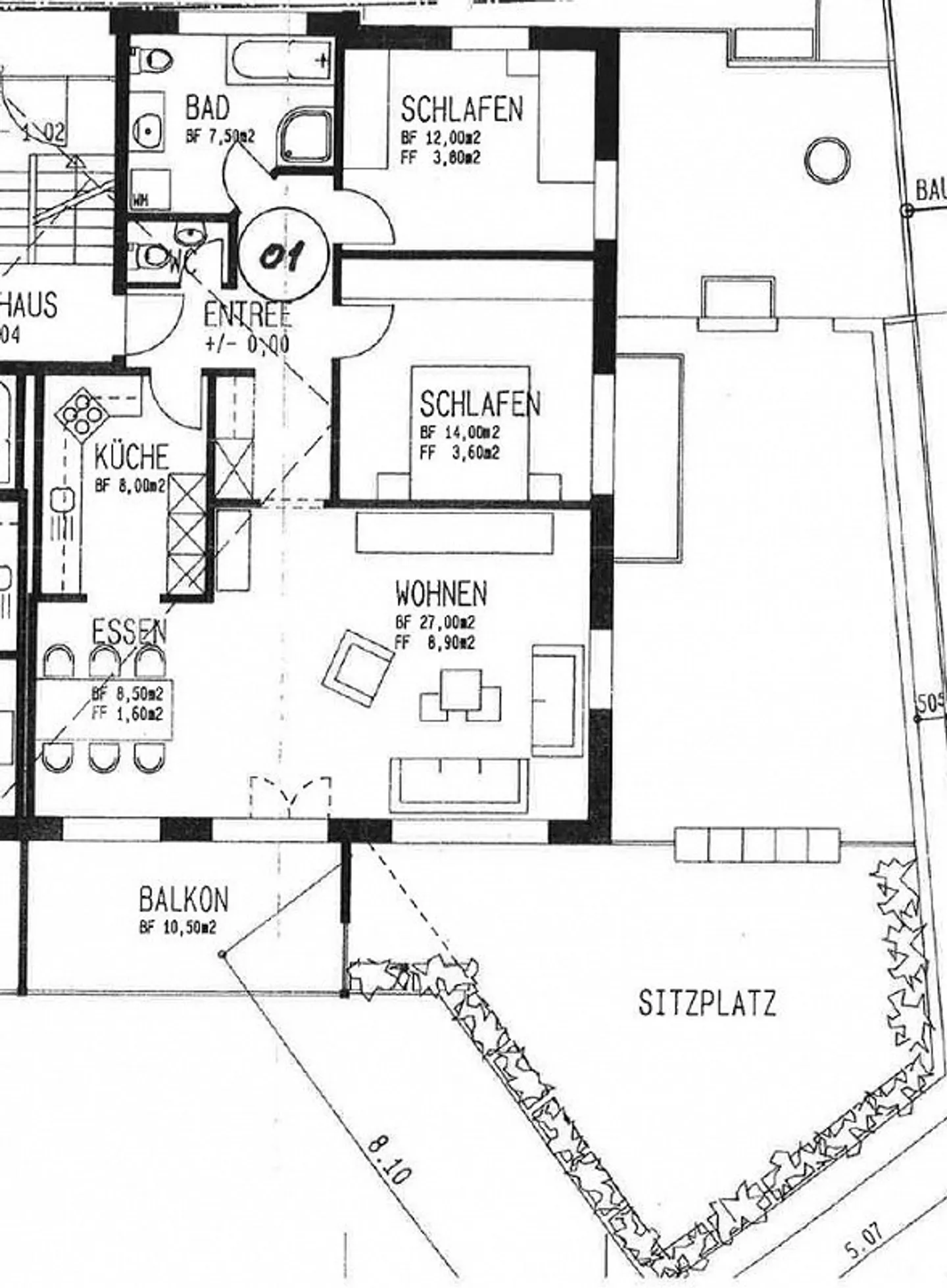 Appartamento centrale di 3½ locali con ampia terrazza - Foto 8 di 8