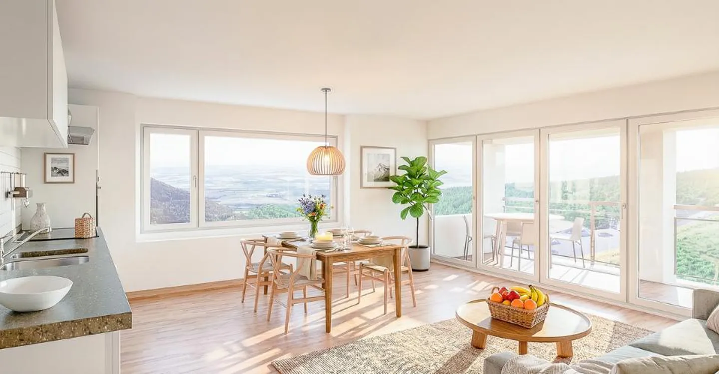 Nouvel appartement PPE avec 3,5 pièces - Vivre au soleil, au-dessus du brouillard - Photo 2 sur 13