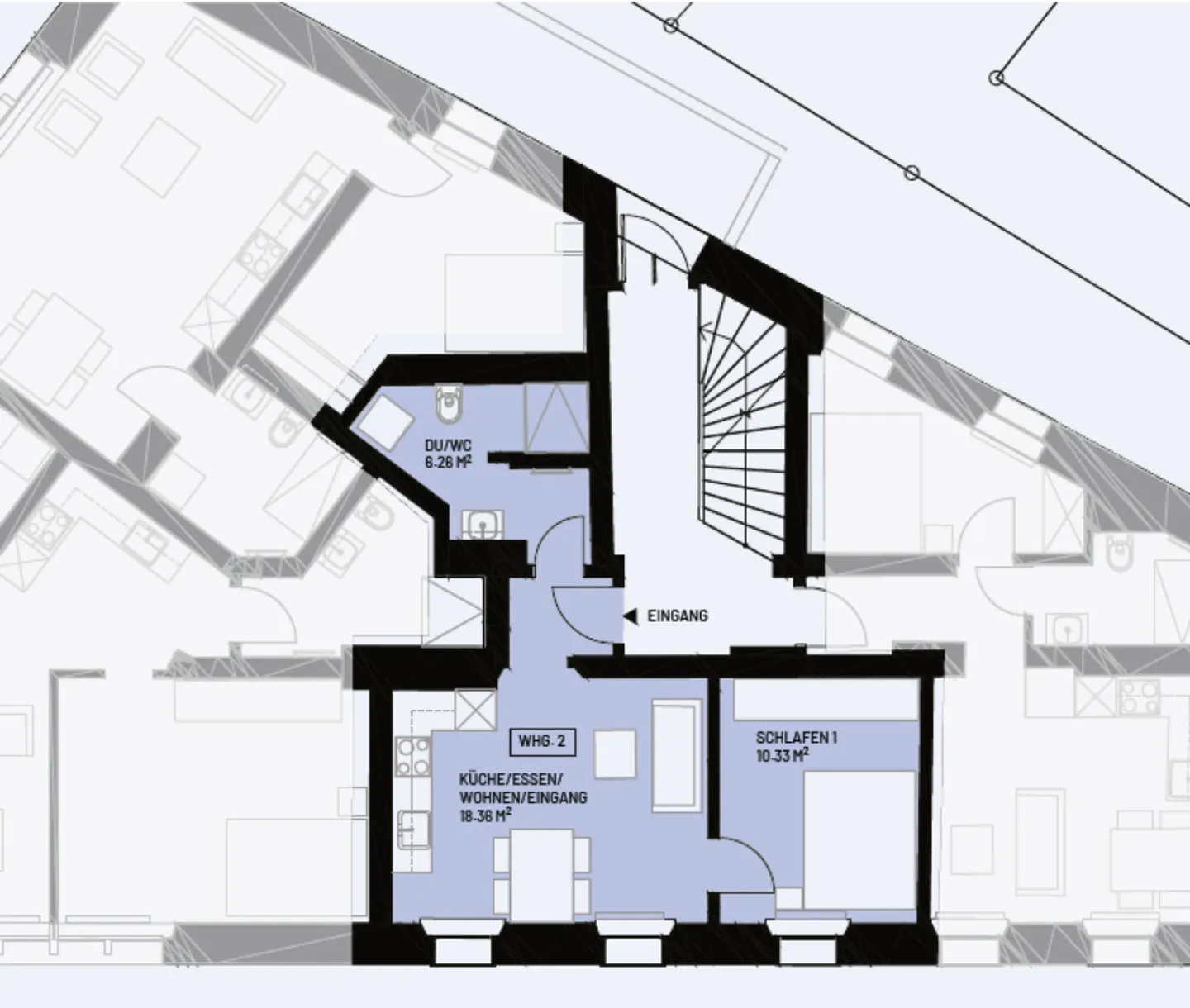 Appartement de 2,5 pièces de haute qualité au centre de Rebstein - Photo 6 sur 6