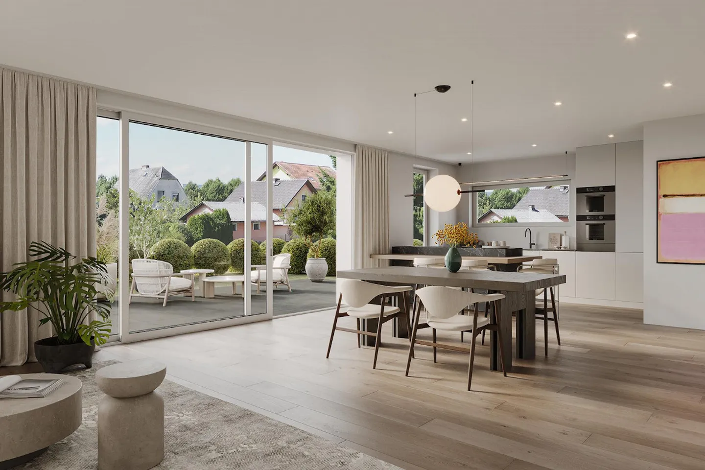 Nouvelle construction : Top moderne oasis de vie avec grande part de jardin - Photo 2 sur 5