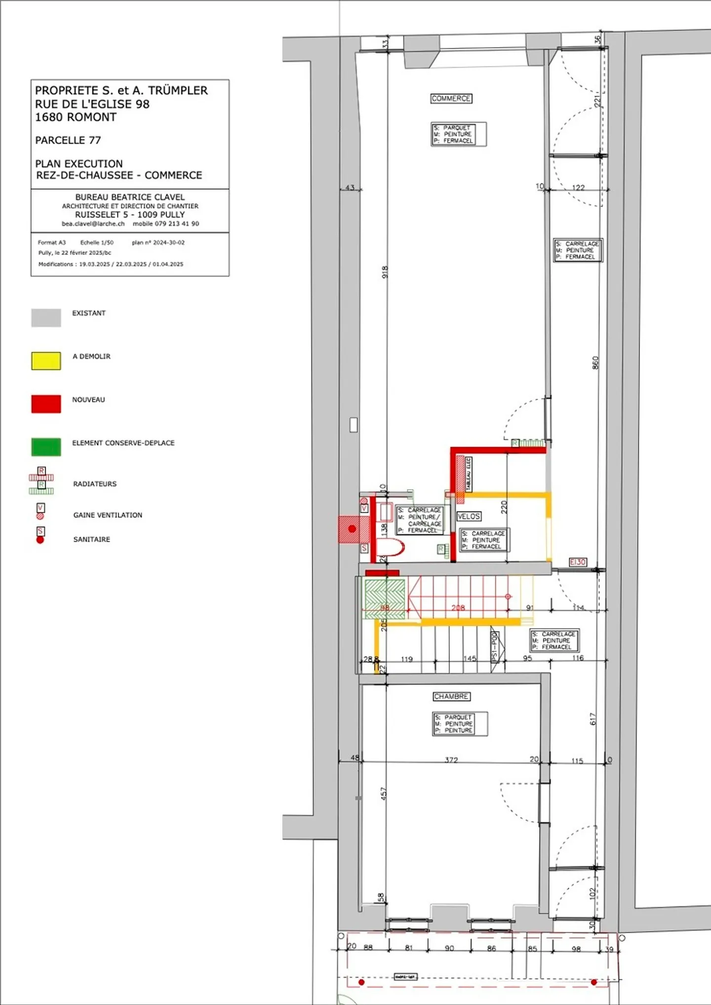 Small commercial space with showcase in the heart of Romont - Photo 2 of 2