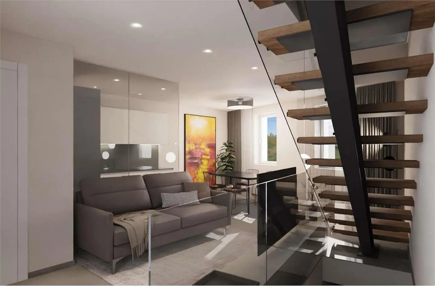 3.5 rooms in the nucleus of Bedano - Under construction - Photo 1 of 13