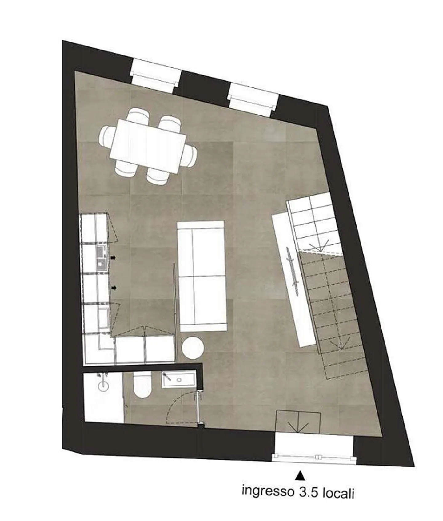 3.5 rooms in the nucleus of Bedano - Under construction - Photo 12 of 13