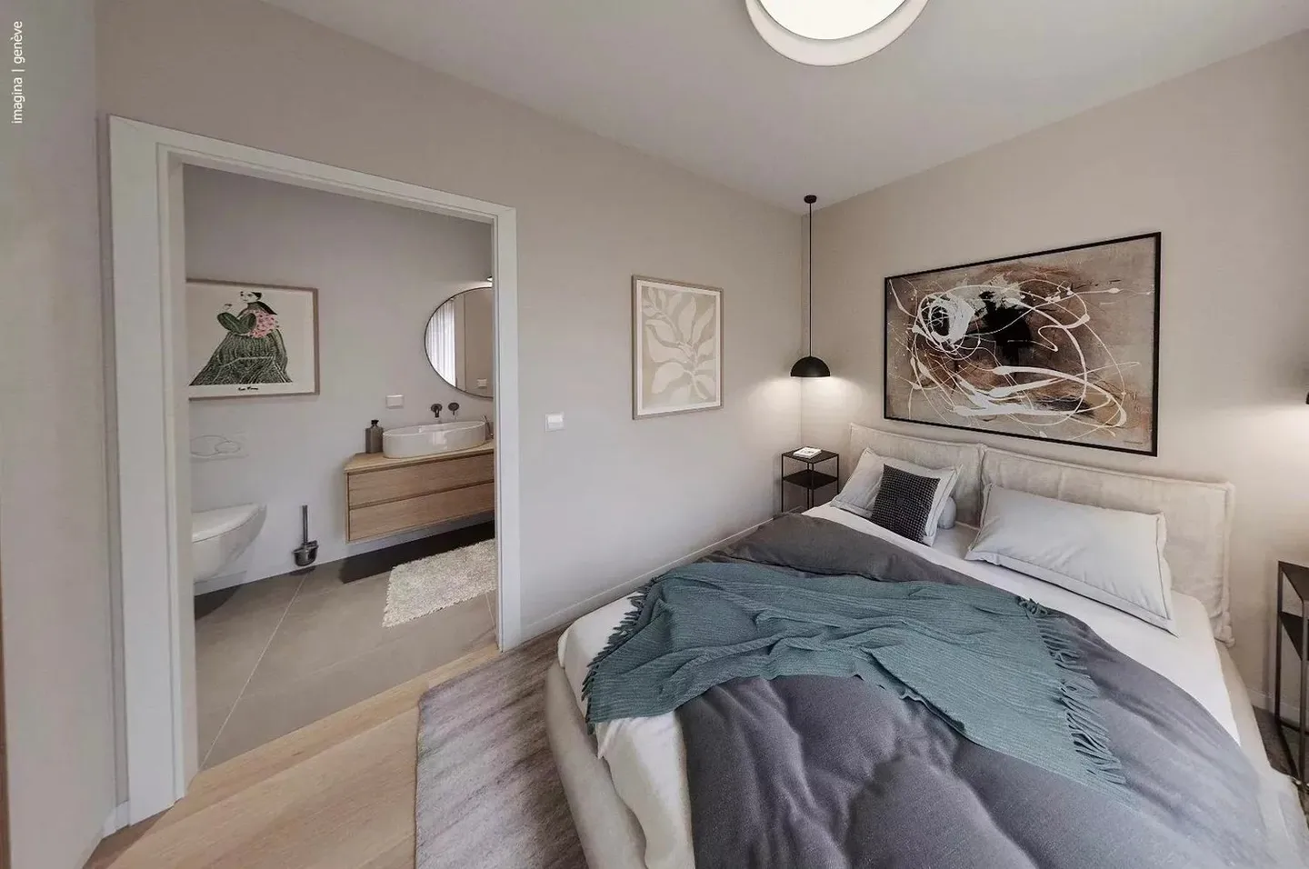 Appartamento moderno con giardino sul tetto e giardino privato. - Foto 8 di 8