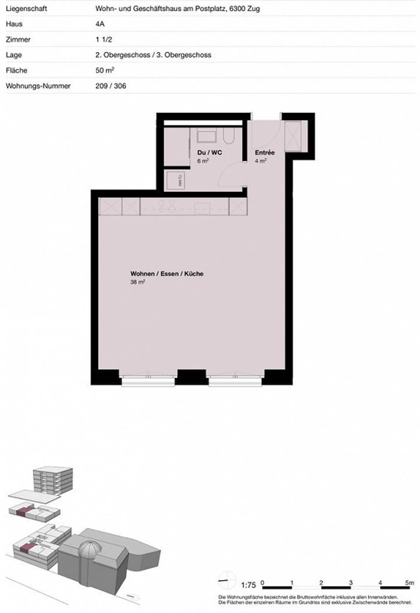 Urban Environment in the Center of Zug - Photo 2 of 7