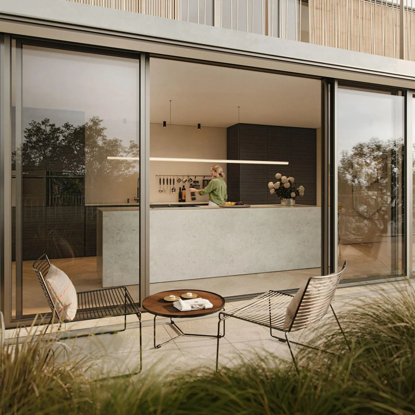 Vivre en haut : extraordinaire maisonette penthouse de 4,5 pièces - Photo 7 sur 12